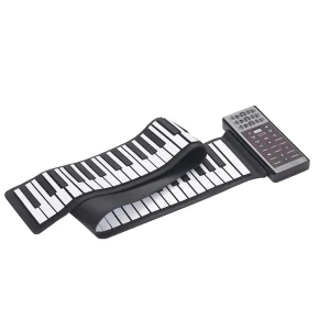 2-Portable Electric 88 Keys Roll Up Piano Multifunction Digital Piano Keyboard