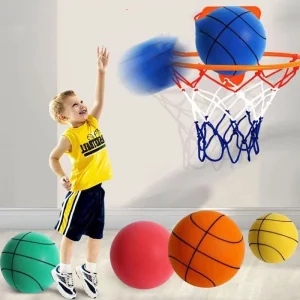 Silent High Density Foam Sports Ball Indoor Mute Basketball Soft Elastic Ball Ch