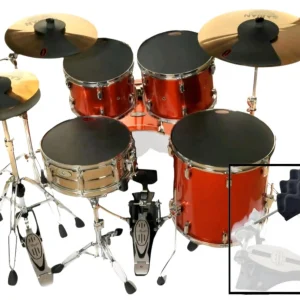 Drum Kit Mute Silencer Practice Pads RockSolid Drums CHOOSE YOUR REQUIRED SIZES