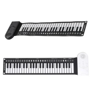 49 Key Roll up Piano Foldable Electronic Piano Keyboard for Beginners Durable