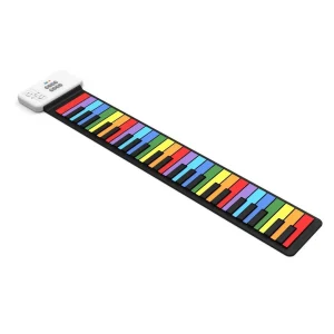 49 Keys Roll Up Piano 500mAh Educational Roll Up Piano Thickened Cultivate Music