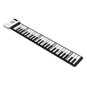 Interactive Roll Up Piano 49 Key Electronic Keyboard Music Learning Toy For Kids